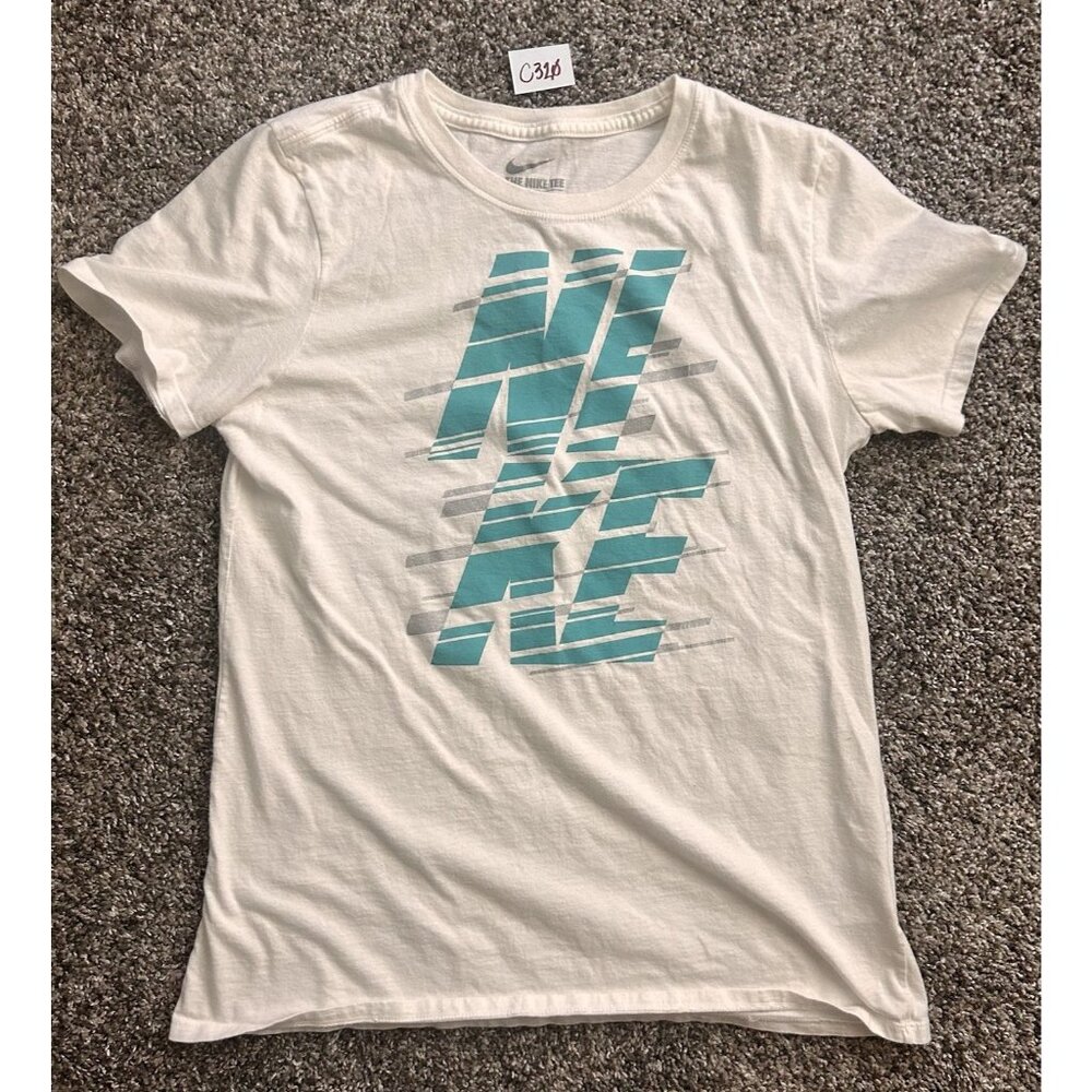 Nike Shirt Womens Medium Short Sleeve White DriFit